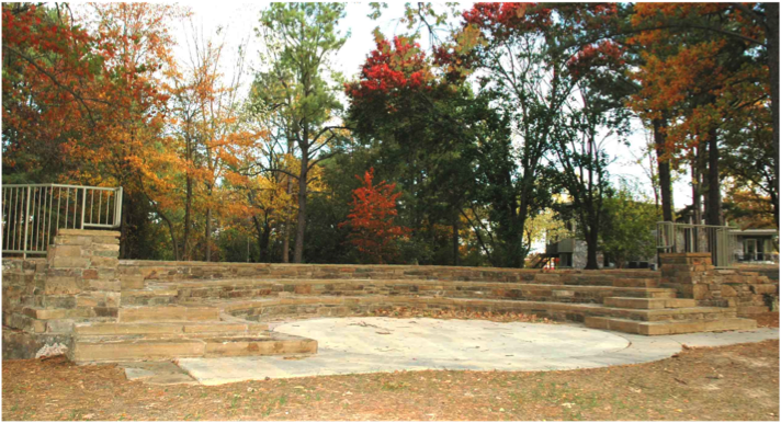 The Bill Mandrell Amphitheater, part of the 2005 campus improvements.