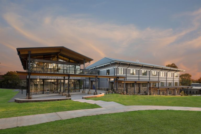 JB Hunt Family Innovation and Academic Center opened in 2017.